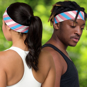 Transgender Pride Flag Headband - On Trend Shirts