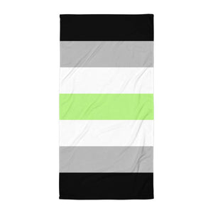 Agender Flag Beach Towel - On Trend Shirts
