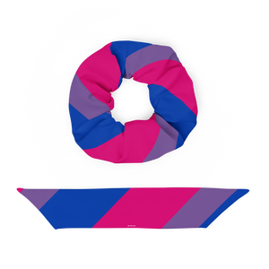 Bisexual Flag Scrunchie