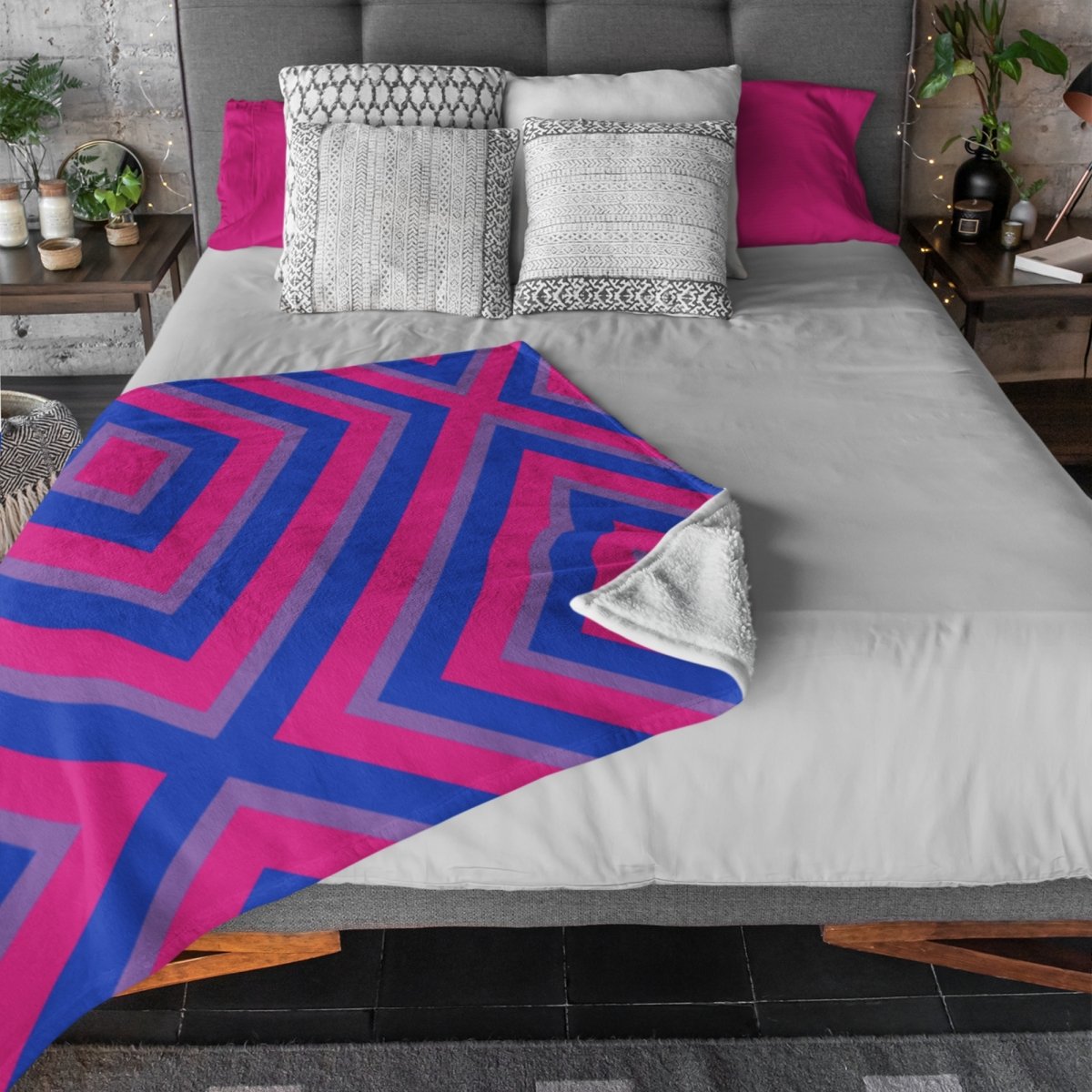 Geometric Bisexual Blanket - On Trend Shirts