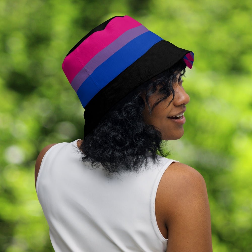Reversible Bisexual Flag Bucket Hat - On Trend Shirts