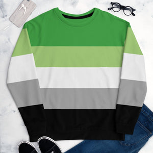 Aromantic Flag Sweatshirt - On Trend Shirts