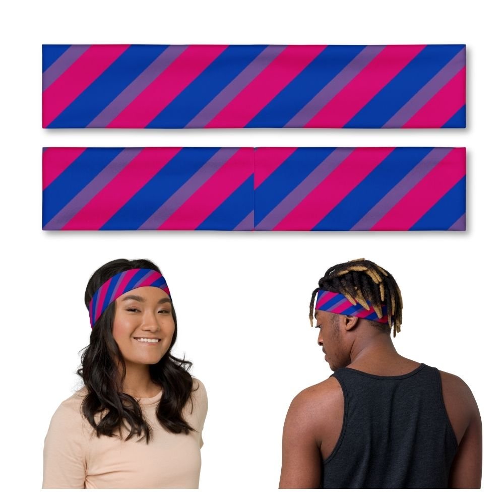Bisexual Pride Flag Headband - On Trend Shirts
