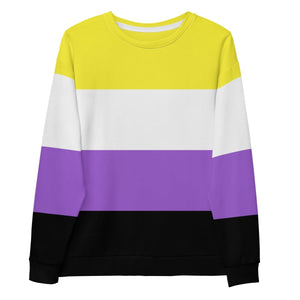 Non - Binary Flag Sweatshirt - On Trend Shirts