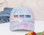 Very Very Tired Embroidered Bisexual Tie Dye Hat