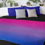 Ombré Bisexual Flag Blanket