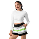 Agender Flag Athletic Shorts - On Trend Shirts