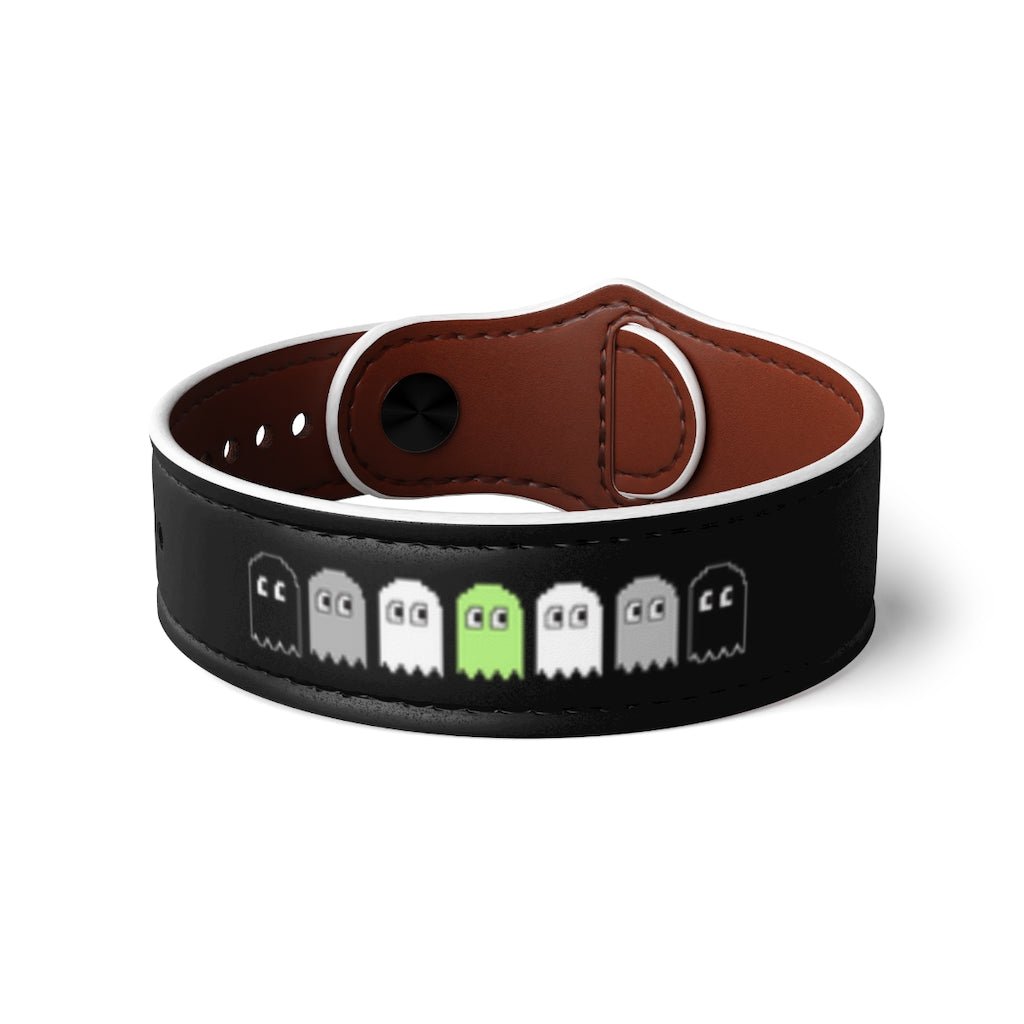 Agender Flag Ghosts Wristband - On Trend Shirts