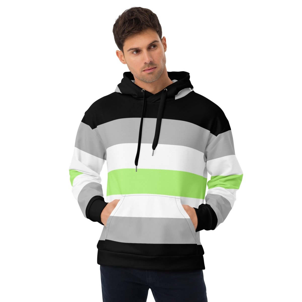 Agender Flag Hoodie - On Trend Shirts