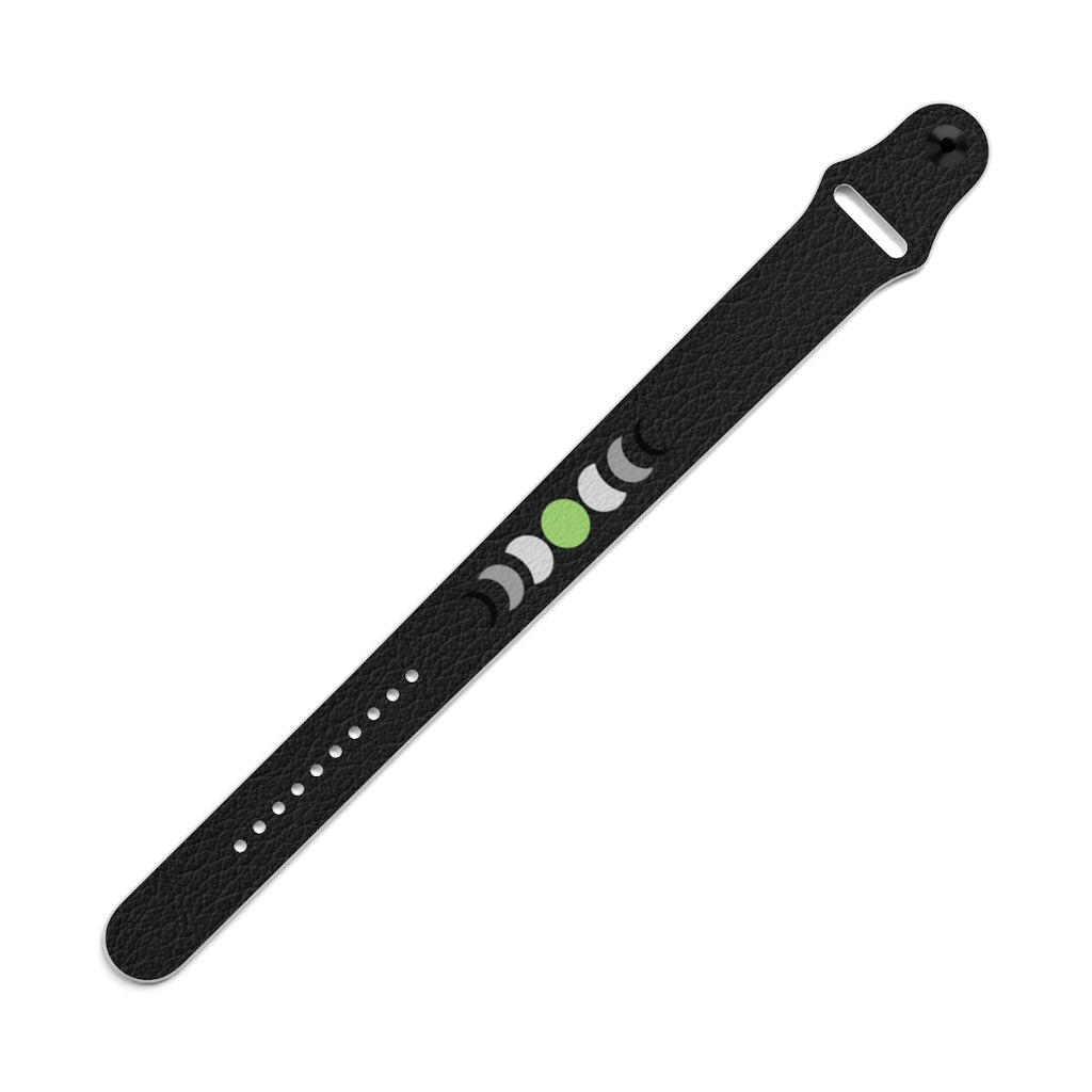Agender Moon Phases Wristband - On Trend Shirts