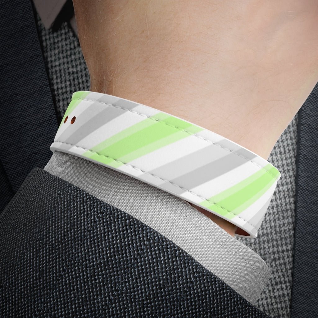 Agenderflux Flag Wristband - On Trend Shirts
