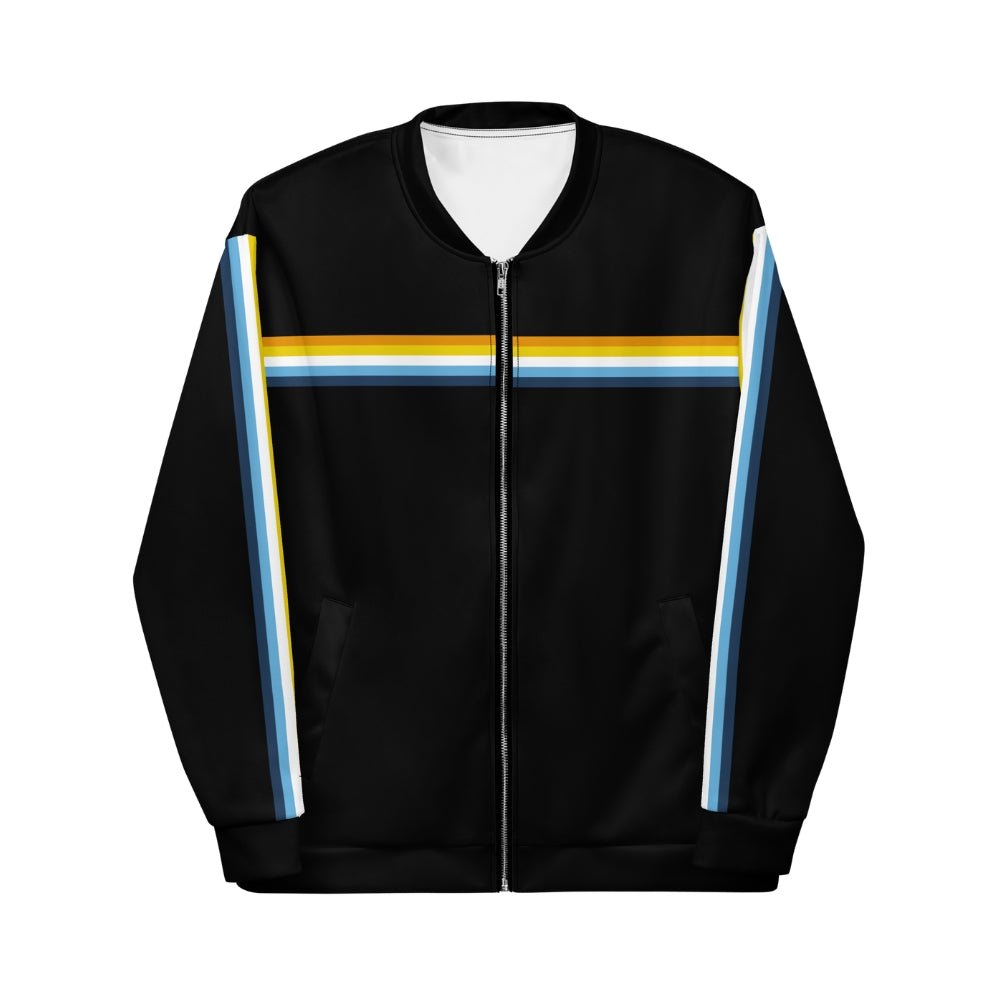 AroAce Stripe Bomber Jacket - On Trend Shirts