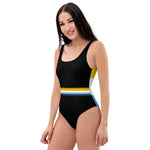 Aroace Stripe One-Piece Swimsuit - On Trend Shirts