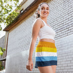 Aroace Sunset Flag Athletic Shorts - On Trend Shirts