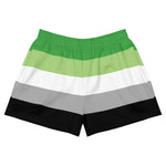 Aromantic Flag Athletic Shorts - On Trend Shirts