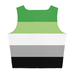 Aromantic Flag Crop Top - On Trend Shirts