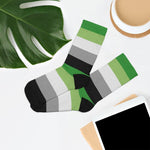 Aromantic Flag Socks - On Trend Shirts