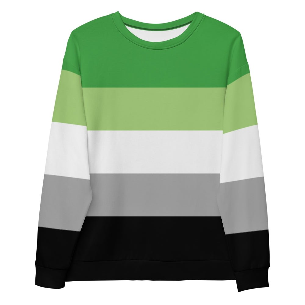 Aromantic Flag Sweatshirt - On Trend Shirts