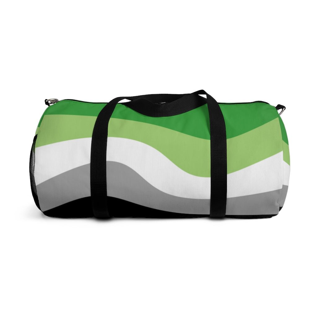 Aromantic Flag Wave Duffel Bag - On Trend Shirts