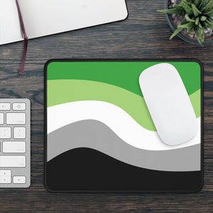 Aromantic Flag Wave Gaming Mouse Pad - On Trend Shirts