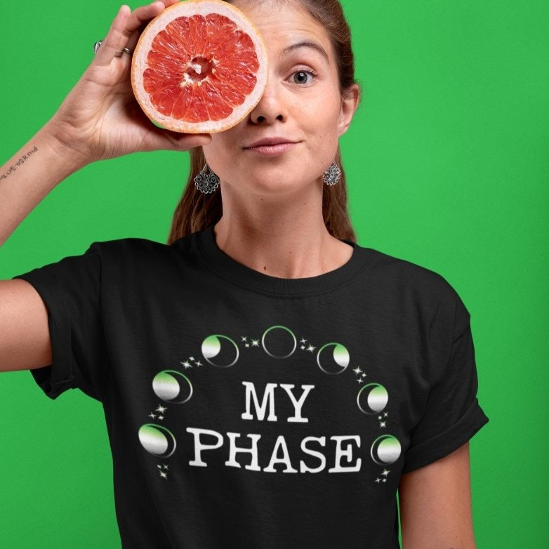 Aromantic Moon Phase Shirt - On Trend Shirts