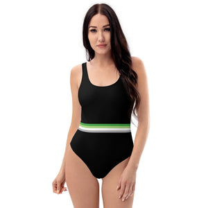 Omnisexual Stripe One-Piece Swimsuit - On Trend Shirts – On Trend