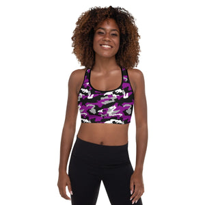 Asexual Camouflage Sports Bra - On Trend Shirts – On Trend Shirts