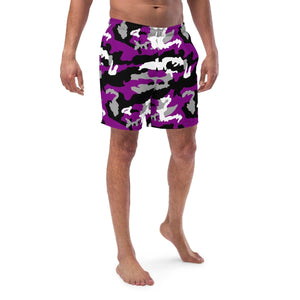 Asexual Camouflage Swim Trunks - On Trend Shirts
