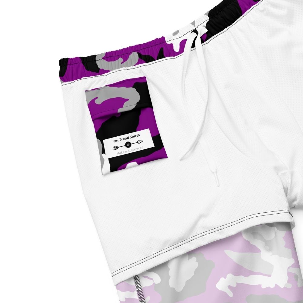 Asexual Camouflage Swim Trunks - On Trend Shirts