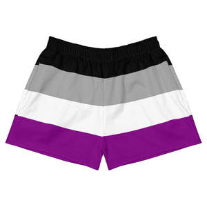 Asexual Flag Athletic Shorts - On Trend Shirts