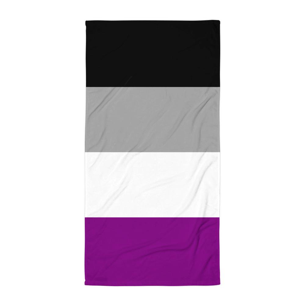 Asexual Flag Beach Towel - On Trend Shirts