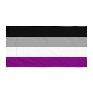 Asexual Flag Beach Towel - On Trend Shirts
