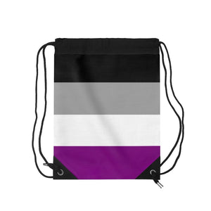 Asexual Flag Drawstring Bag - On Trend Shirts