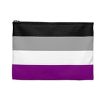 Asexual Flag Flat Zipper Pouch - On Trend Shirts