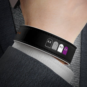 Asexual Flag Ghosts Wristband - On Trend Shirts