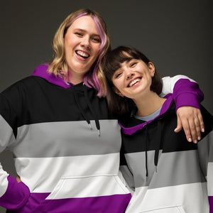 Asexual Flag Hoodie - On Trend Shirts