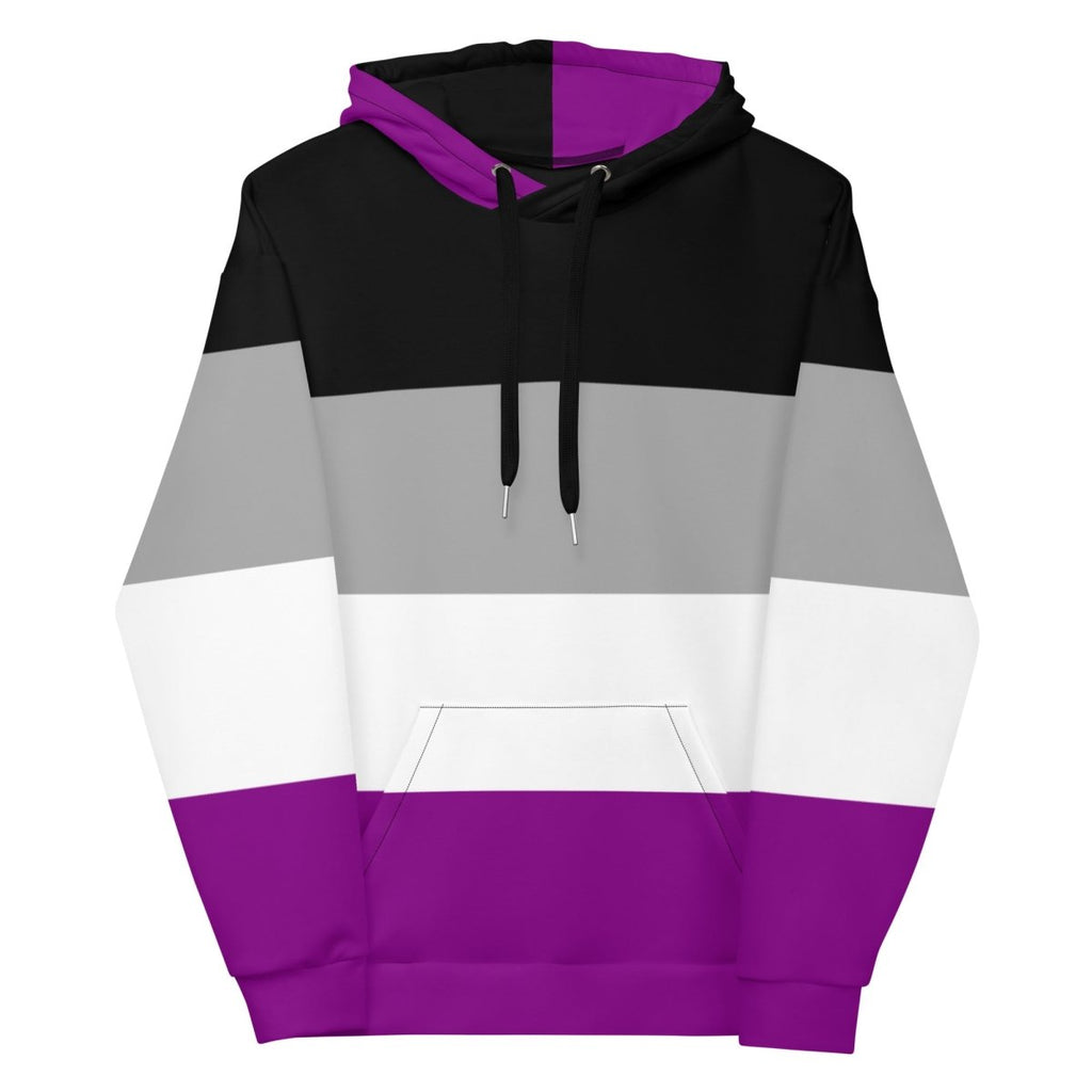 Asexual Flag Hoodie - On Trend Shirts