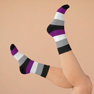 Asexual Flag Socks - On Trend Shirts