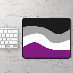 Asexual Flag Wave Gaming Mouse Pad - On Trend Shirts