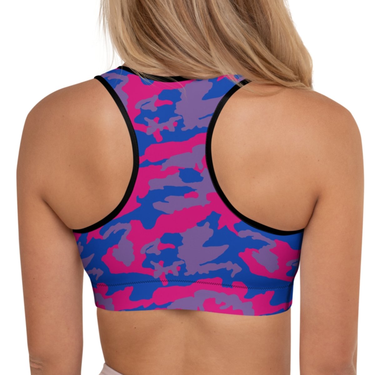 Bisexual Camouflage Sports Bra - On Trend Shirts