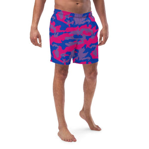 Bisexual Camouflage Swim Trunks - On Trend Shirts