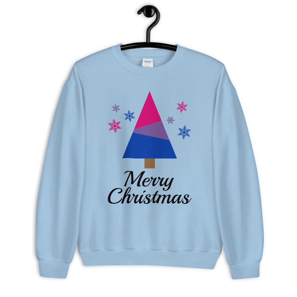 Bisexual Christmas Tree Sweatshirt - On Trend Shirts