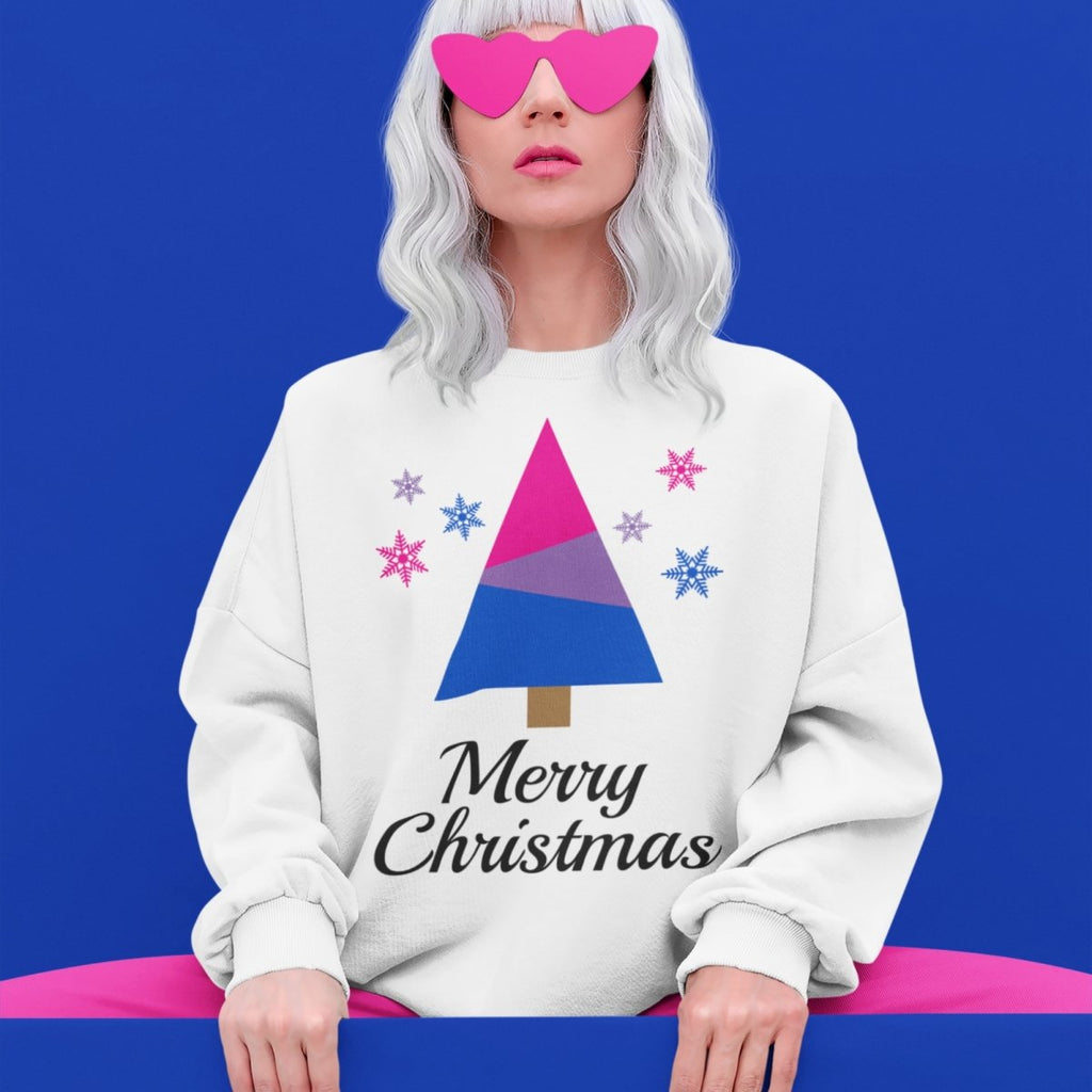 Bisexual Christmas Tree Sweatshirt - On Trend Shirts