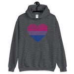 Bisexual Fingerprint Heart Hoodie - On Trend Shirts