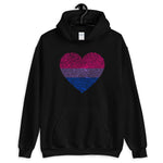 Bisexual Fingerprint Heart Hoodie - On Trend Shirts