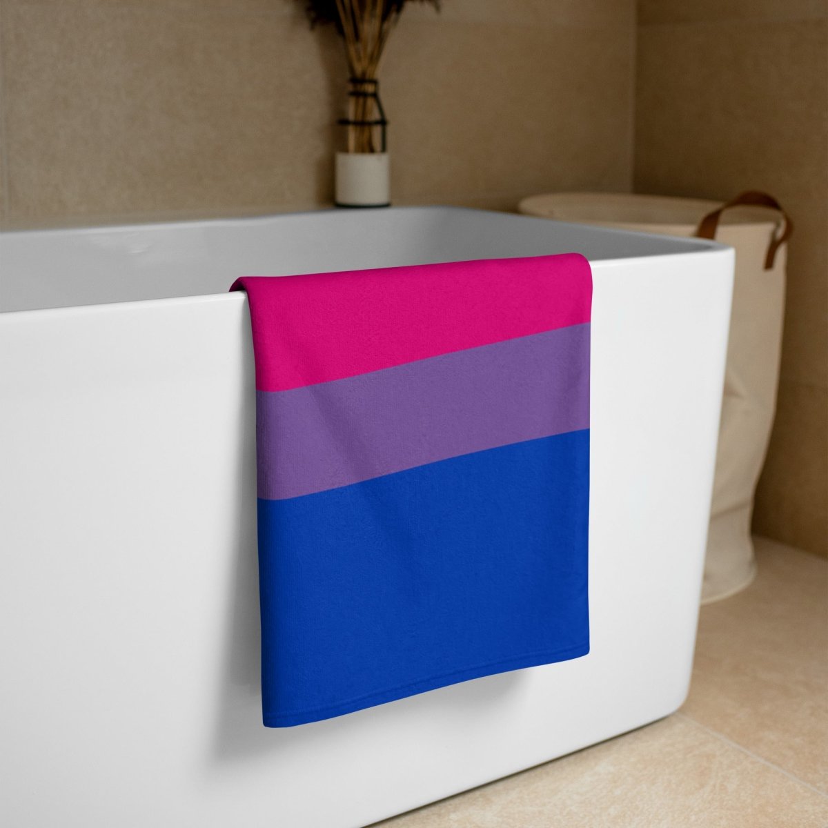 Bisexual Flag Beach Towel - On Trend Shirts