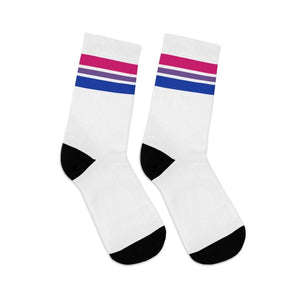 Bisexual Flag Socks - white - On Trend Shirts