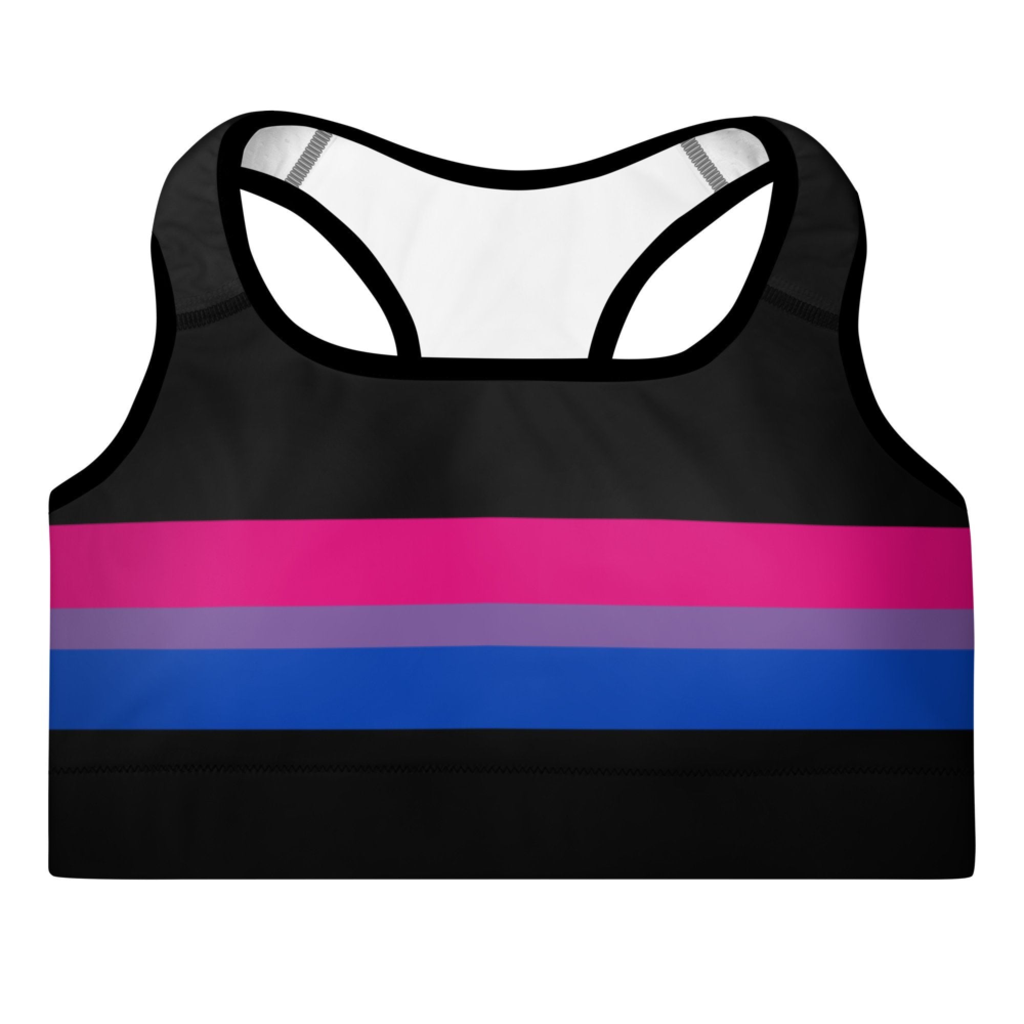 Progress Flag LGBTQ Sports Bra Women's Size - 2XL