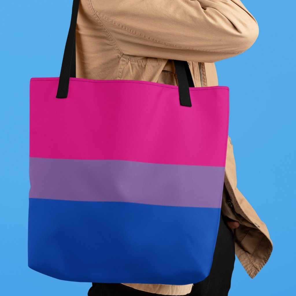 Bisexual Flag Tote Bag - On Trend Shirts