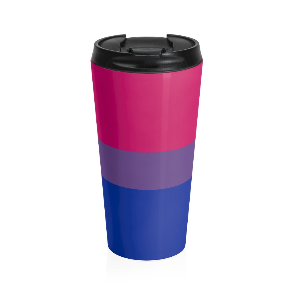 Bisexual Flag Travel Mug - On Trend Shirts